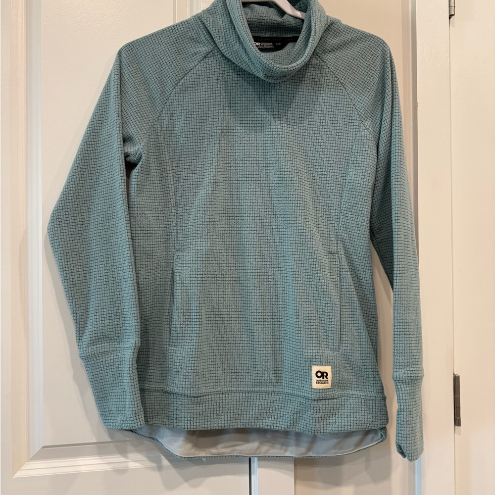 Outdoor Research Teal Cowl Neck Sweater